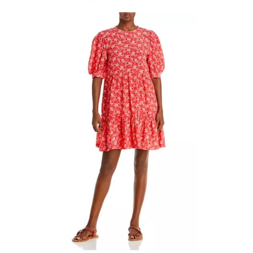 Sea New York Josefine Floral‎ Printed Silk Dress Size Medium NWT